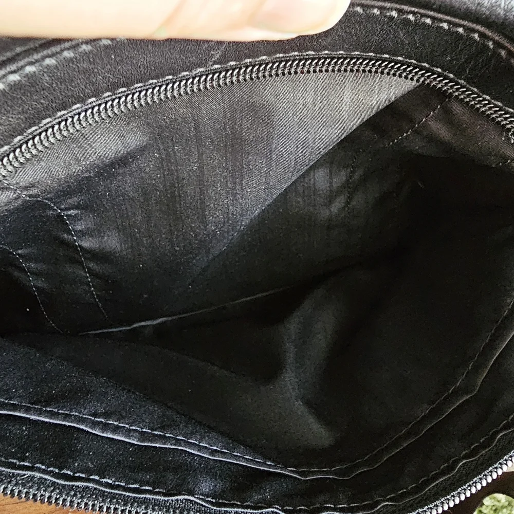 Tumi Alpha Expandable Black Genuine Leather Organizer Laptop Briefcase T Pass